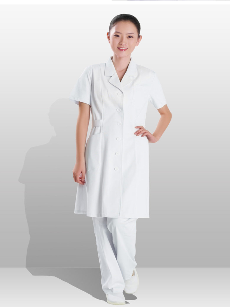 樂(lè )康醫療器械——河南思源短袖白大衣女士  冠悅