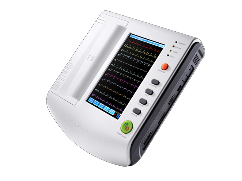 樂(lè )康醫療器械-武漢中旗ZQ-12系列數字式心電圖機ZQ-1212十二道