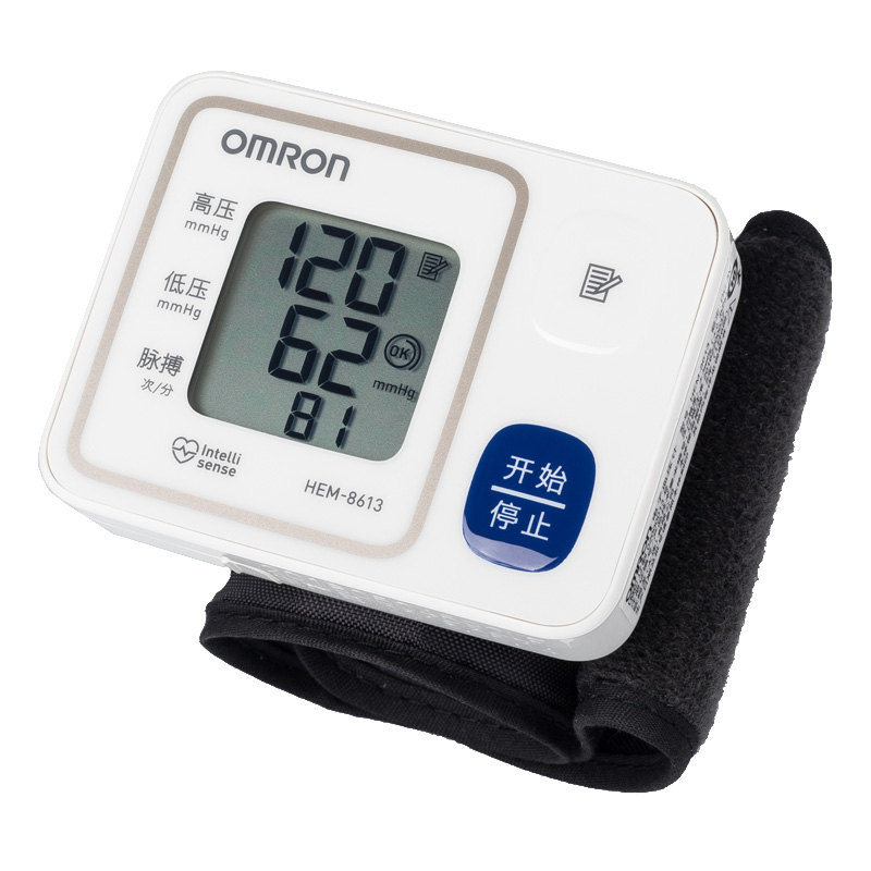 樂(lè )康醫療器械-大連歐姆龍電子血壓計HEM-8613 腕式
