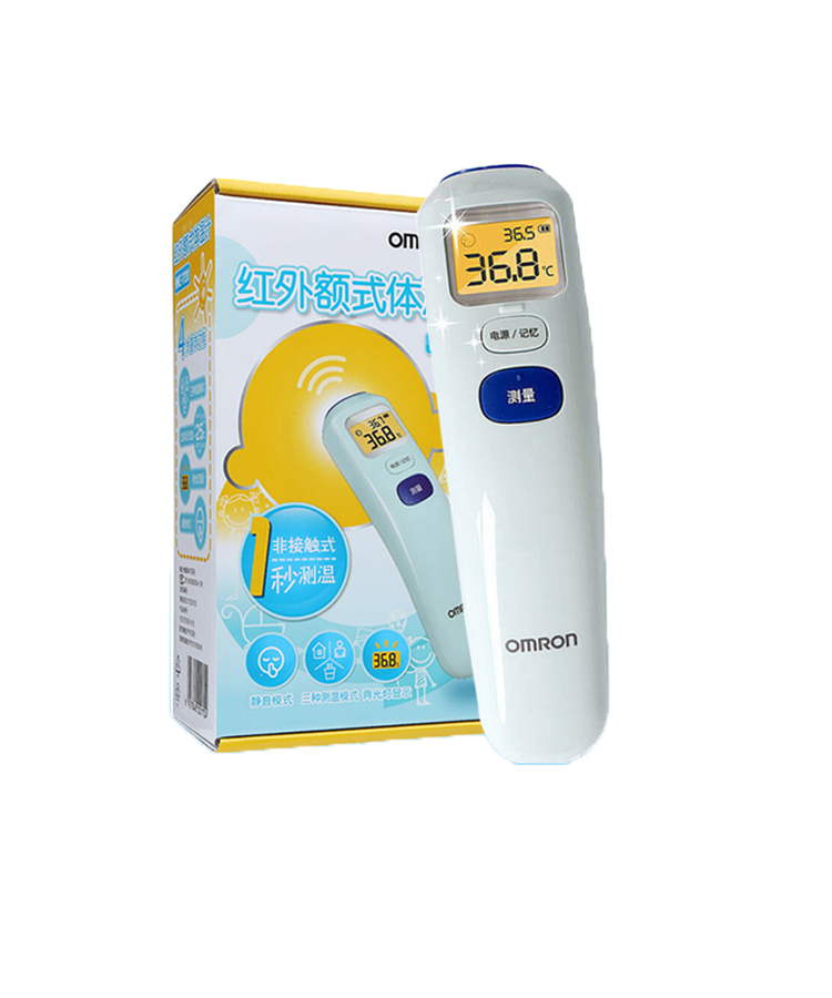 樂(lè )康醫療器械-歐姆龍熱映紅外額式體溫計MC-720
