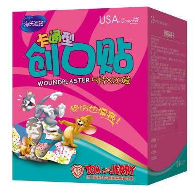 樂(lè )康醫療器械_青島海諾創(chuàng  )可貼5片 卡通