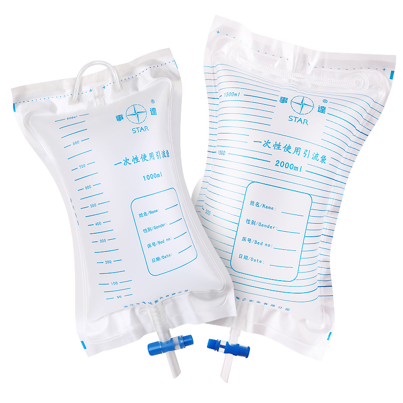 樂(lè )康醫療器械_湛江事達一次性使用引流袋1000ml