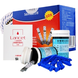 鄭州樂(lè )康醫療_長(cháng)沙三諾血糖試條安穩型 50支