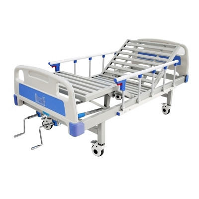 樂(lè )康醫療器械_河思源ABS床頭鋁合金護欄條形雙搖床